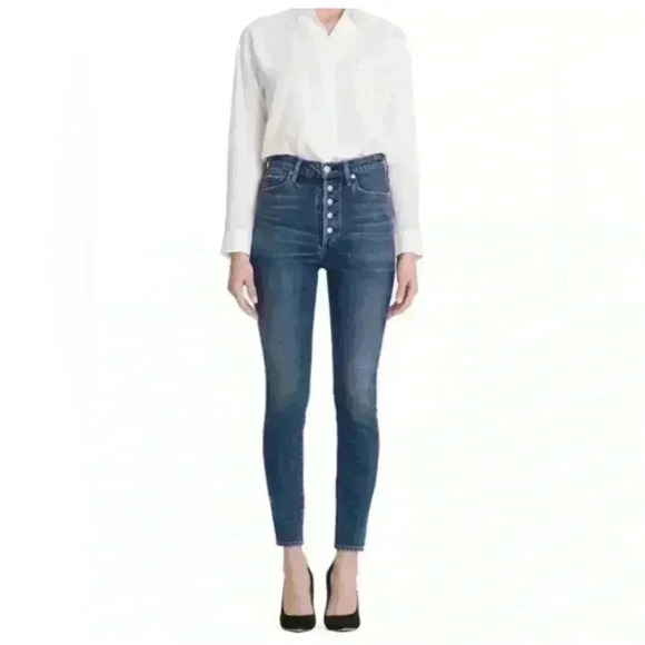 Citizens Of Humanity Pants - Citizens of Humanity Olivia High-Rise Slim Ankle Jeans Size 25